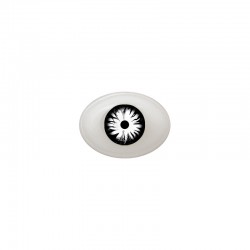 Augen oval schwarz-weiss