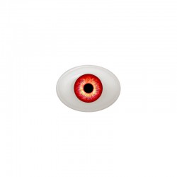 Augen oval rot