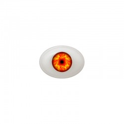 Augen oval rot