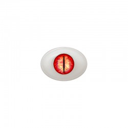 Augen oval rot