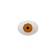 Augen oval braun-orange
