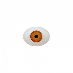 Augen oval braun-orange