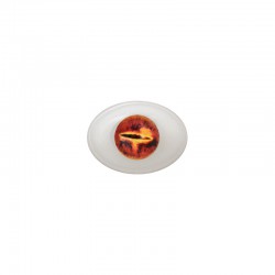Augen oval rot
