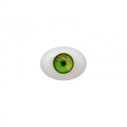 Augen oval grün