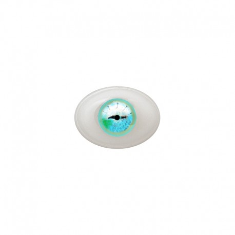 Augen oval grün-blau