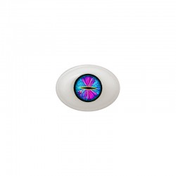 Augen oval blau-rosa