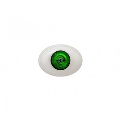 Augen oval grün