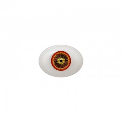 Augen oval braun-rot