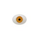 Augen oval orange