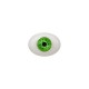 Augen oval grün
