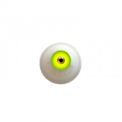 Augen rund grün-gelb