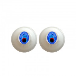 Augen rund blau