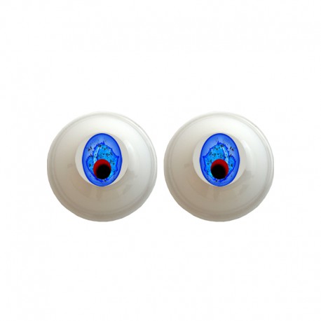 Augen rund blau