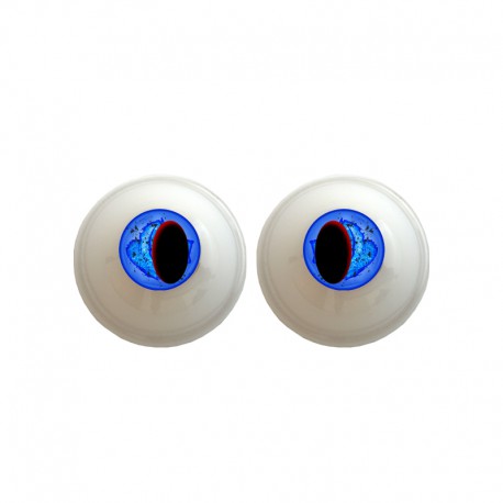 Augen rund blau