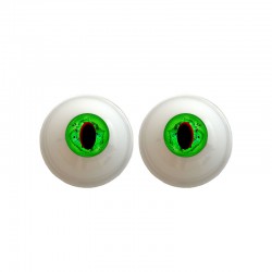 Augen rund grün