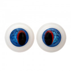 Augen rund blau