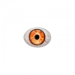 Augen oval violett-orange
